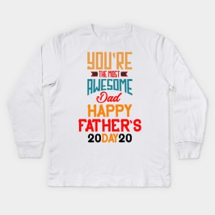 Father day Kids Long Sleeve T-Shirt